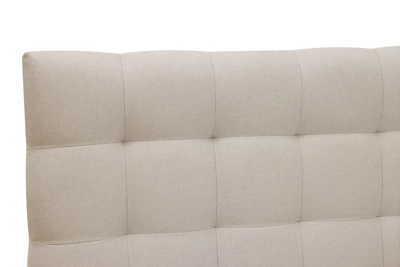 Hilton Komplett Sängpaket 160x200 cm Kontinentalsäng med rutad sänggavel - Beige - Products - Möbler - Säng - Kontinentalsäng