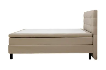 Hilton Komplett Sängpaket 160x200 cm Kontinentalsäng med rutad sänggavel - Beige - Products - Möbler - Säng - Kontinentalsäng