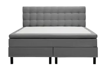 Hilton Komplett Sängpaket 160x200 cm Kontinentalsäng med rutad sänggavel