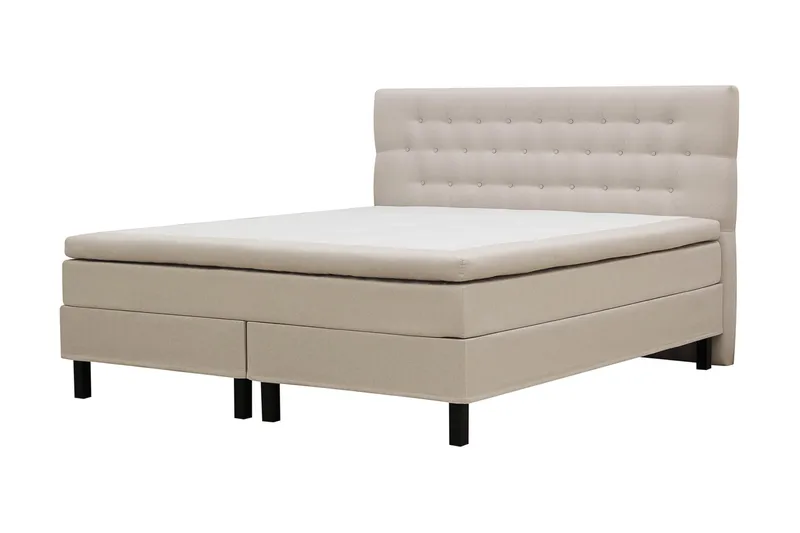 Hilton Komplett Sängpaket 180x200 cm Kontinentalsäng med diamant sänggavel - Beige - Products - Möbler - Säng - Kontinentalsäng