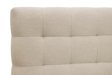 Hilton Komplett Sängpaket 180x200 cm Kontinentalsäng med rutad sänggavel - Beige / Teddy - Products - Möbler - Säng - Kontinentalsäng