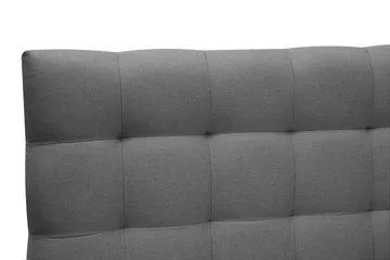 Hilton Komplett Sängpaket 180x200 cm Kontinentalsäng med rutad sänggavel - Grå - Products - Möbler - Säng - Kontinentalsäng