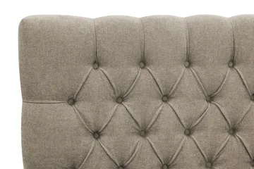 Hilton Lyx Komplett Sängpaket 160x200 cm Kontinentalsäng med knappad sänggavel i chenille - Brun - Products - Möbler - Säng - Kontinentalsäng