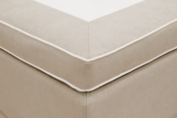 Hilton Lyx Komplett Sängpaket 180x200 cm Kontinentalsäng med knappad sänggavel - Beige - Products - Möbler - Säng - Kontinentalsäng