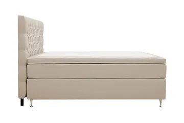 Hilton Lyx Komplett Sängpaket 180x200 cm Kontinentalsäng med knappad sänggavel - Beige - Products - Möbler - Säng - Kontinentalsäng