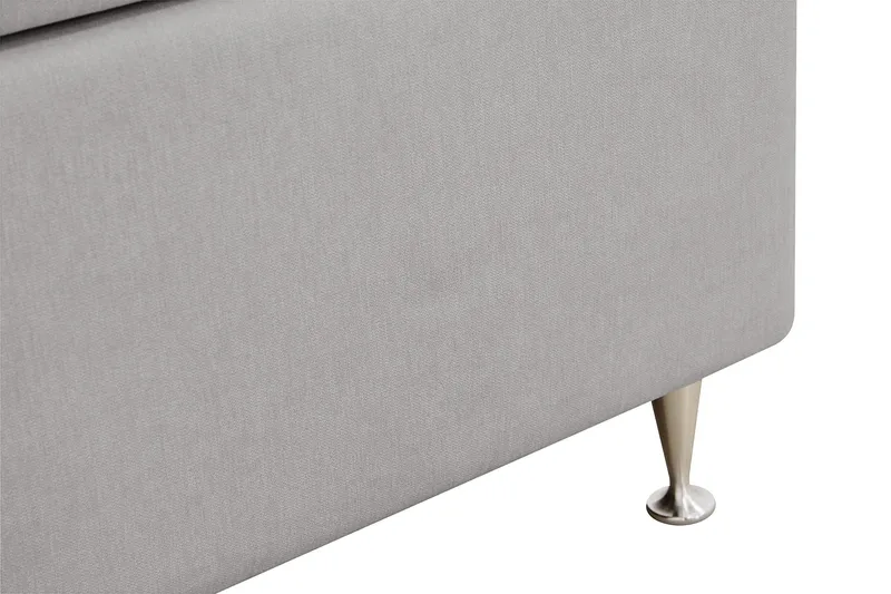 Hilton Lyx Komplett Sängpaket 180x200 cm Kontinentalsäng med knappad sänggavel - Grå - Products - Möbler - Säng - Kontinentalsäng