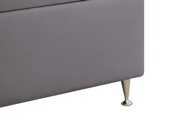 Hilton Lyx Kontinentalsäng 160x200 cm - Grå - Products - Möbler - Säng - Kontinentalsäng