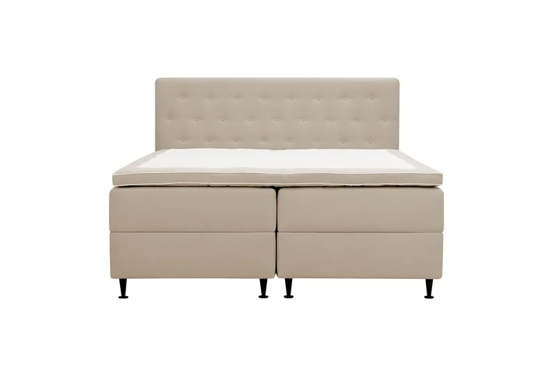 Hilton Plus Komplett Sängpaket med Förvaring 160x200 cm - Beige - Products - Möbler - Säng - Enkelsäng