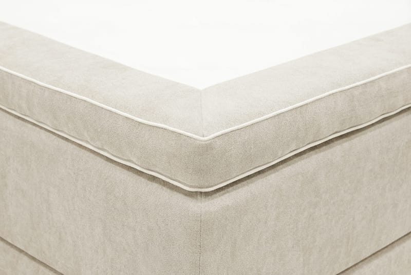 Hilton Premium Komplett Sängpaket 180x200 cm Kontinentalsäng med Sänggavel - Beige Tyg - Products - Möbler - Säng - Kontinentalsäng