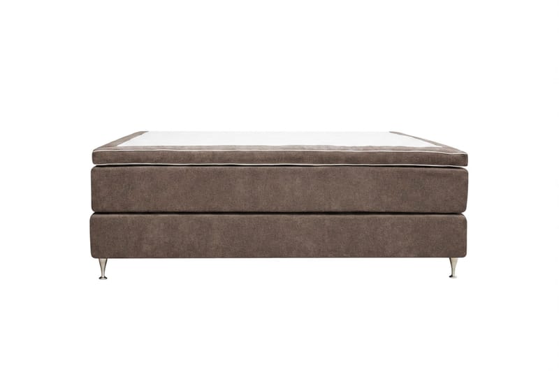 Hilton Premium Kontinentalsäng 160x200 cm - Brun Tyg - Products - Möbler - Säng - Kontinentalsäng