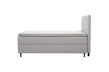 Hilton Plus Komplett Sängpaket med Förvaring 120x200 cm - Grå - Products - Möbler - Säng - Säng med förvaring