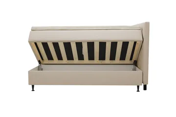 Hilton Plus Komplett Sängpaket med Förvaring 160x200 cm - Beige - Products - Möbler - Säng - Enkelsäng