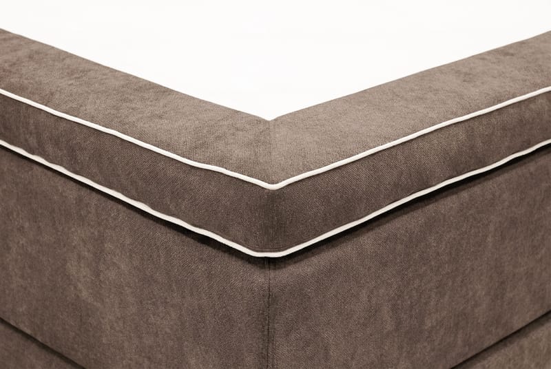 Hilton Premium Kontinentalsäng 180x200 cm - Brun Tyg - Products - Möbler - Säng - Kontinentalsäng