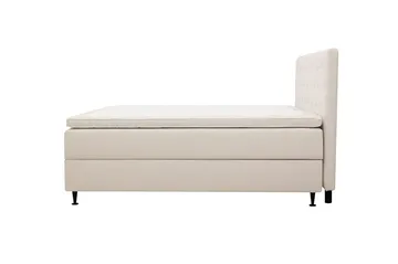 Hilton Plus Komplett Sängpaket med Förvaring 160x200 cm - Ljusbeige - Products - Möbler - Säng - Säng med förvaring