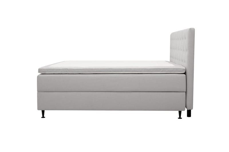 Hilton Plus Komplett Sängpaket med Förvaring 160x200 cm - Grå - Products - Möbler - Säng - Säng med förvaring