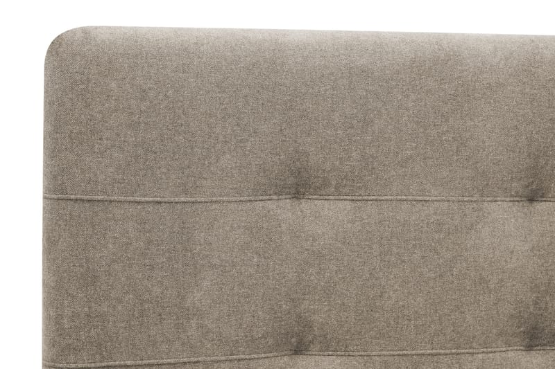 Hilton Premium Komplett Sängpaket 180x200 cm Kontinentalsäng med Sänggavel - Ljusbrun Tyg - Products - Möbler - Säng - Kontinentalsäng