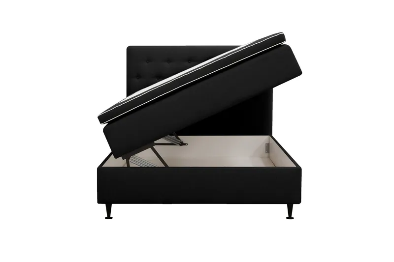 Hilton Plus Komplett Sängpaket med Förvaring 120x200 cm - Antracit - Products - Möbler - Säng - Enkelsäng
