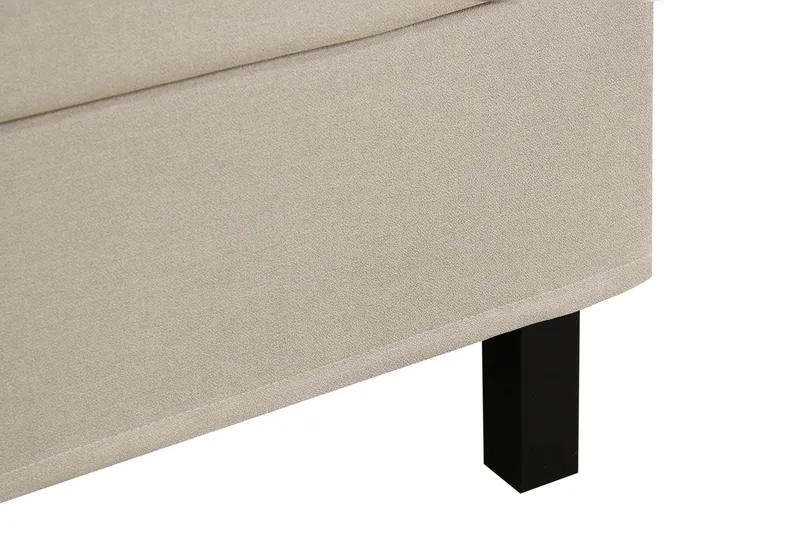 HVILA Classic Komplett Sängpaket 160x200 cm Kontinentalsäng med rutad sänggavel - Beige - Products - Möbler - Säng - Kontinentalsäng