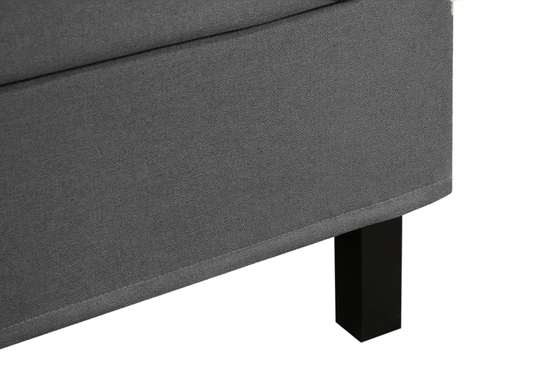 HVILA Classic Komplett Sängpaket 160x200 cm Kontinentalsäng med rutad sänggavel - Grå - Products - Möbler - Säng - Komplett sängpaket