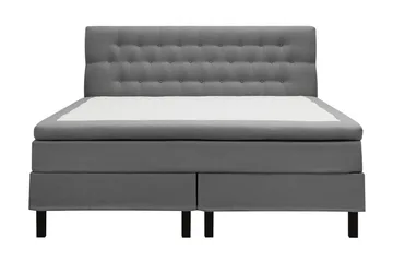HVILA Classic Komplett Sängpaket 180x200 cm Kontinentalsäng med diamant sänggavel, Grå