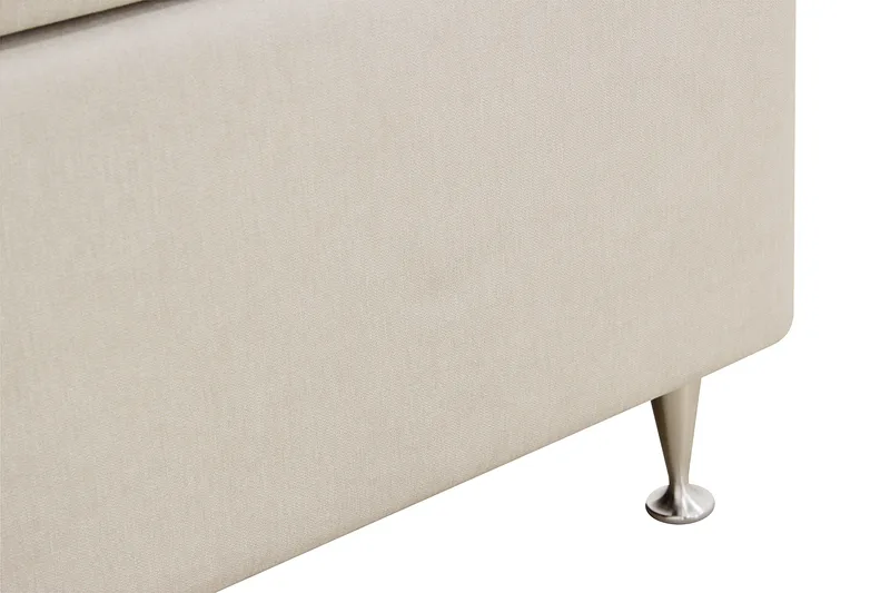 HVILA Premium Kontinentalsäng 180x200 cm - Ljusbeige Tyg - Products - Möbler - Säng - Kontinentalsäng