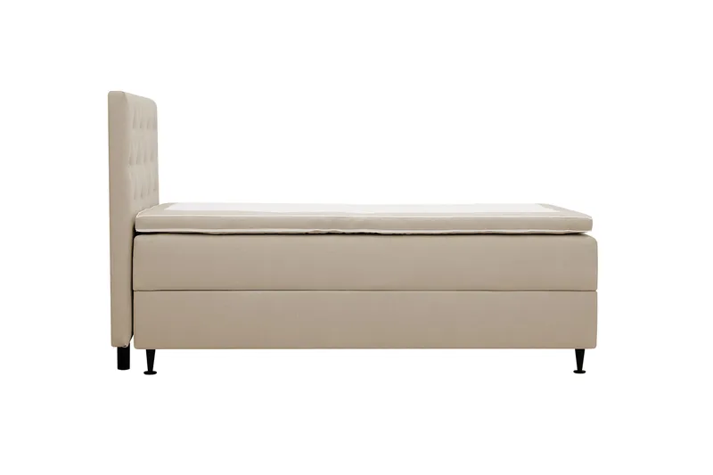 HVILA Plus Komplett Sängpaket med Förvaring 90x200 cm - Beige - Products - Möbler - Säng - Komplett sängpaket