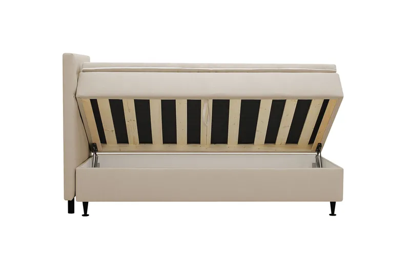 HVILA Plus Komplett Sängpaket med Förvaring 90x200 cm - Beige - Products - Möbler - Säng - Komplett sängpaket