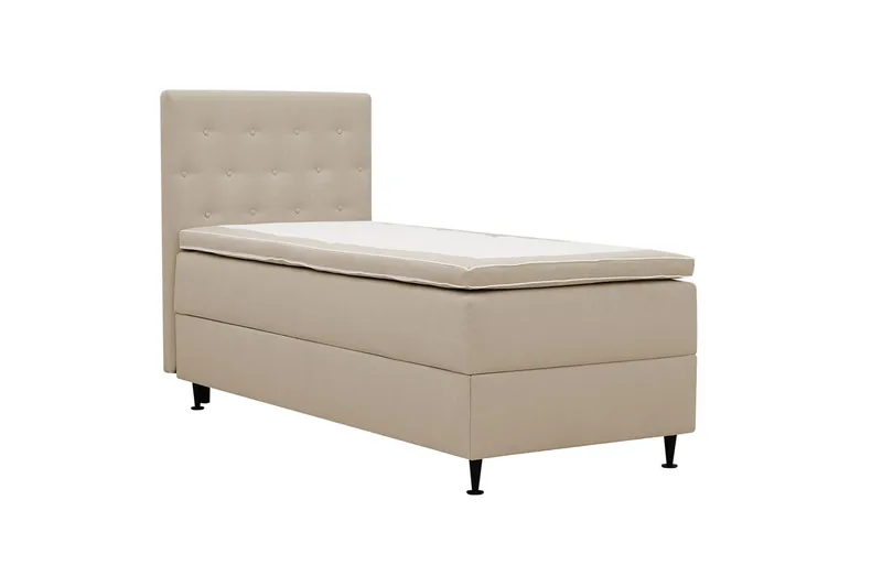 HVILA Plus Komplett Sängpaket med Förvaring 90x200 cm - Beige - Products - Möbler - Säng - Komplett sängpaket