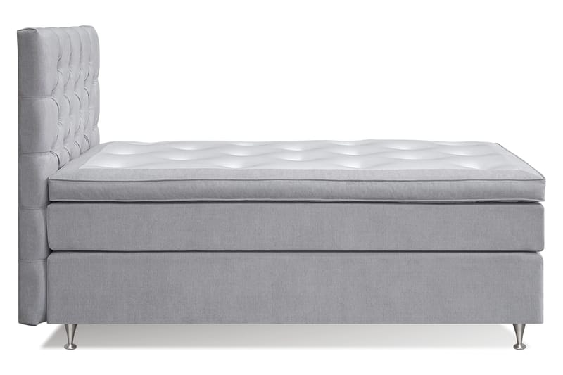Joluma Kontinentalsäng Medium 120x200 cm - (+Fler val) 120x200 cm Ljusgrå - Products - Möbler - Säng - Komplett sängpaket