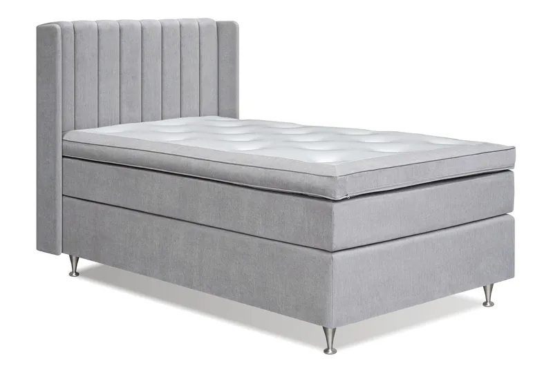 Joluma Sängpaket Fast 120x200 cm - (+Fler val) 120x200 cm Ljusgrå - Products - Möbler - Säng - Kontinentalsäng