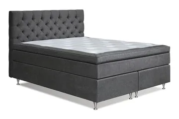 Joluma Sängpaket Fast 180x200 cm - (+Fler val) 180x200 cm Mörkgrå - Products - Möbler - Säng - Kontinentalsäng