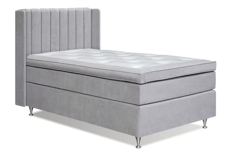 Joluma Sängpaket Medium 140x200 cm - (+Fler val) 140x200 cm Ljusgrå - Products - Möbler - Säng - Kontinentalsäng