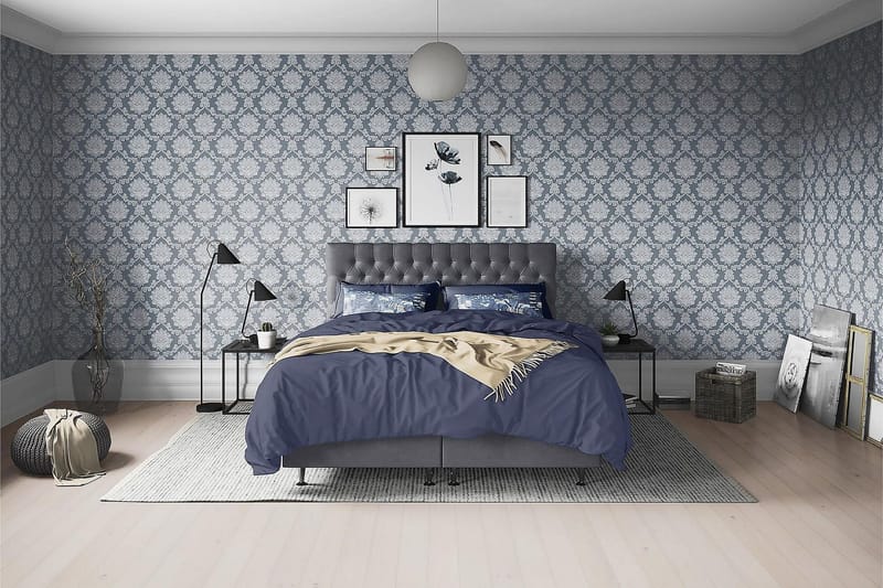 Joluma Sängpaket Medium 140x200 cm - (+Fler val) 140x200 cm Mörkgrå - Products - Möbler - Säng - Kontinentalsäng
