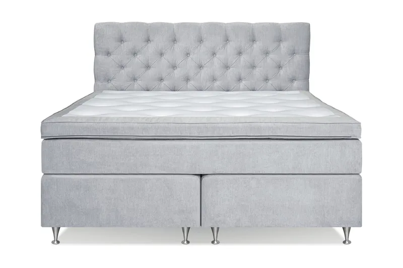 Joluma Sängpaket Medium 160x200 cm - (+Fler val) 160x200 cm Ljusgrå - Products - Möbler - Säng - Kontinentalsäng