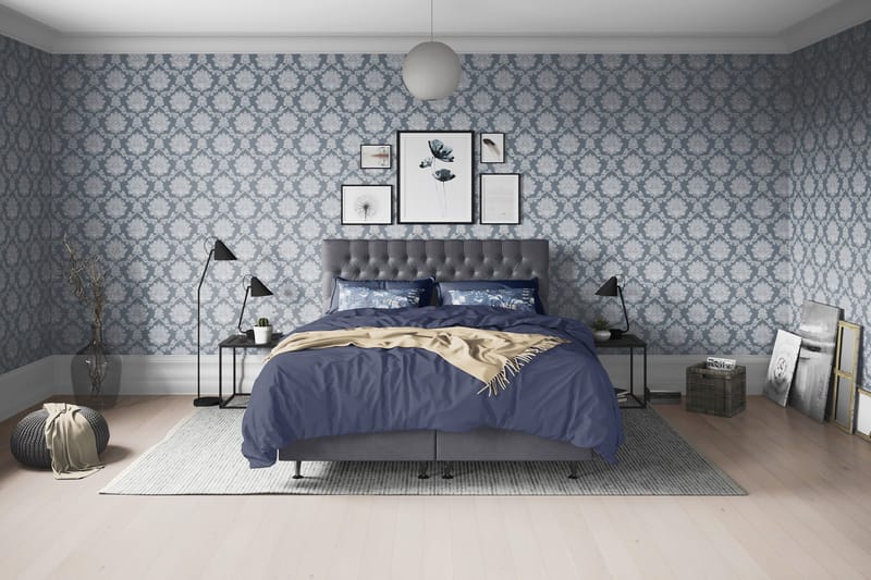 Joluma Sängpaket Medium 160x200 cm - (+Fler val) 160x200 cm Mörkgrå - Products - Möbler - Säng - Kontinentalsäng