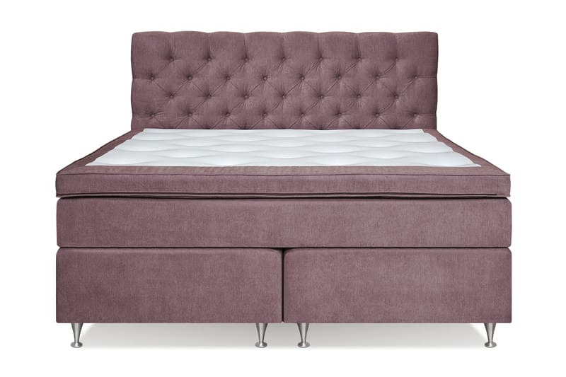 Joluma Sängpaket Medium 160x200 cm - (+Fler val) 160x200 cm Mörkrosa - Products - Möbler - Säng - Kontinentalsäng