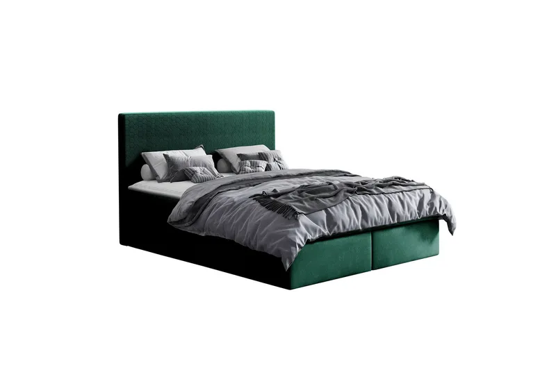 Laargard / Cosmo Sängpaket Kontinentalsäng 200x200 cm - Grön - Products - Möbler - Säng - Komplett sängpaket