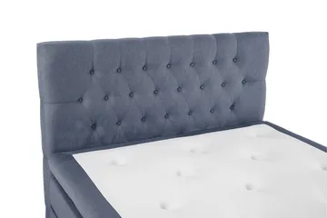 Lucky Komplett Sängpaket 120x200 Memory Diamant Sänggavel - Mörkblå - Products - Möbler - Säng - Enkelsäng