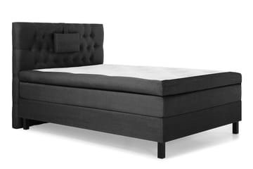 Lucky Komplett Sängpaket 120x200 Memory Diamant Sänggavel - Nackkudde Liten Svart/Grå - Products - Möbler - Säng - Enkelsäng