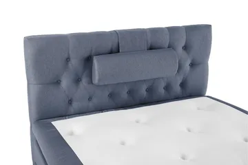 Lucky Komplett Sängpaket 120x200 Memory Diamant Sänggavel - Nackkudde Stor Mörkblå - Products - Möbler - Säng - Enkelsäng