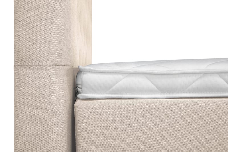 Lucky Komplett Sängpaket 120x200 Skum Diamant Sänggavel - Nackkudde Liten Beige - Products - Möbler - Säng - Enkelsäng