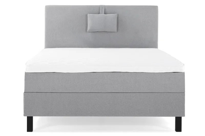 Lucky Komplett Sängpaket 120x200 Skum Slät Sänggavel  Nac - Nackkudde Liten Mellangrå - Products - Möbler - Säng - Enkelsäng
