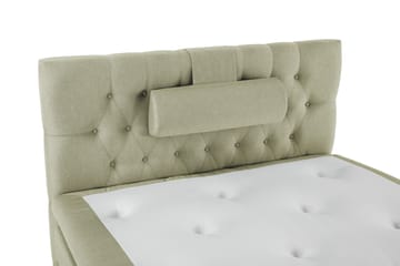 Lucky Komplett Sängpaket 120x200 Polyeter Diamant Sänggavel - Nackkudde Stor Grön - Products - Möbler - Säng - Enkelsäng