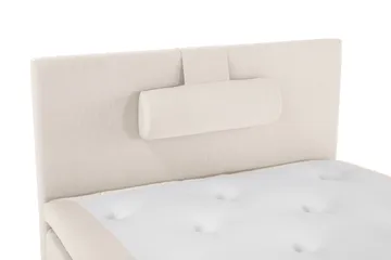 Lucky Komplett Sängpaket 120x200 Polyeter Slät Sänggavel - Nackkudde Stor Beige - Products - Möbler - Säng - Enkelsäng