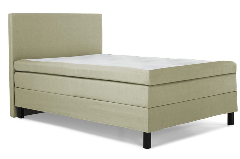 Lucky Komplett Sängpaket 120x200 Polyeter Slät Sänggavel - Grön - Products - Möbler - Säng - Enkelsäng