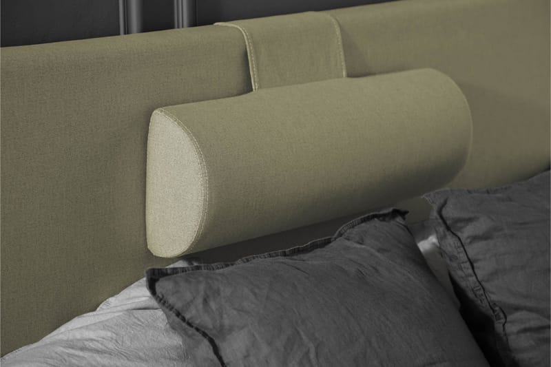 Lucky Komplett Sängpaket 120x200 Polyeter Slät Sänggavel - Nackkudde Stor Grön - Products - Möbler - Säng - Enkelsäng