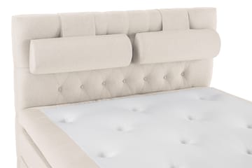 Lucky Komplett Sängpaket 140x200 Latex Diamant Sänggavel - Nackkudde Stor Beige - Products - Möbler - Säng - Kontinentalsäng