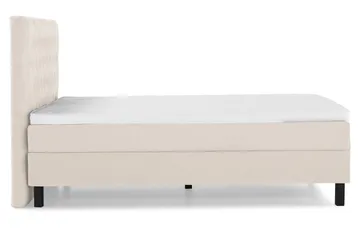 Lucky Komplett Sängpaket 140x200 Skum Diamant Sänggavel - Beige - Products - Möbler - Säng - Kontinentalsäng