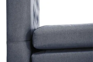 Lucky Komplett Sängpaket 160x200 Latex Diamant Sänggavel - Mörkblå - Products - Möbler - Säng - Kontinentalsäng