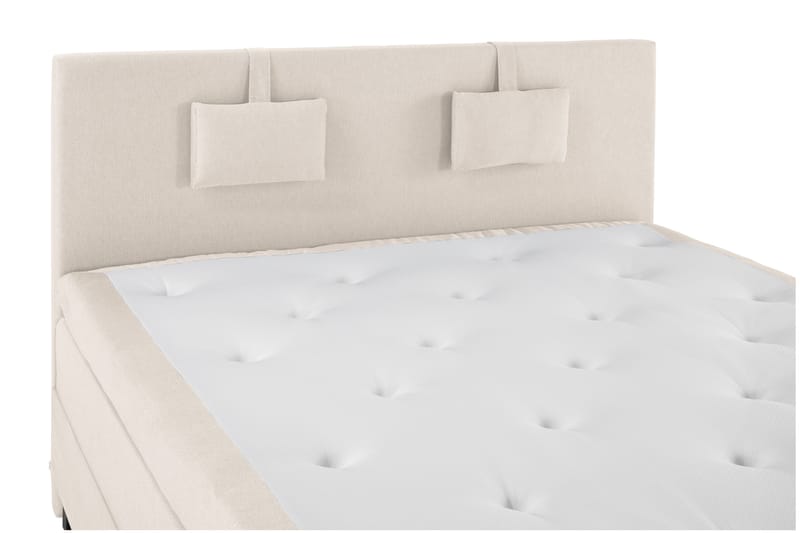 Lucky Komplett Sängpaket 160x200 Memory Slät Sänggavel - Nackkudde Liten Beige - Products - Möbler - Säng - Kontinentalsäng